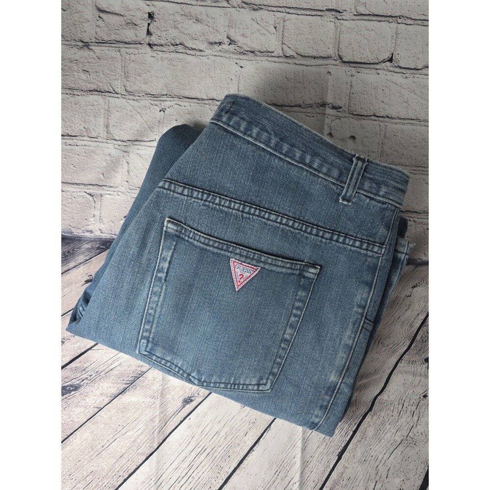Vtg Guess Men's Size 38x30 Classic Fit Wide Leg Denim Jeans